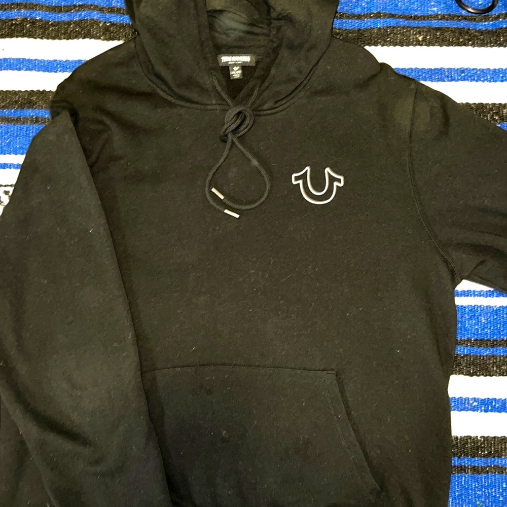 True Religion Hoodie. Black XXl